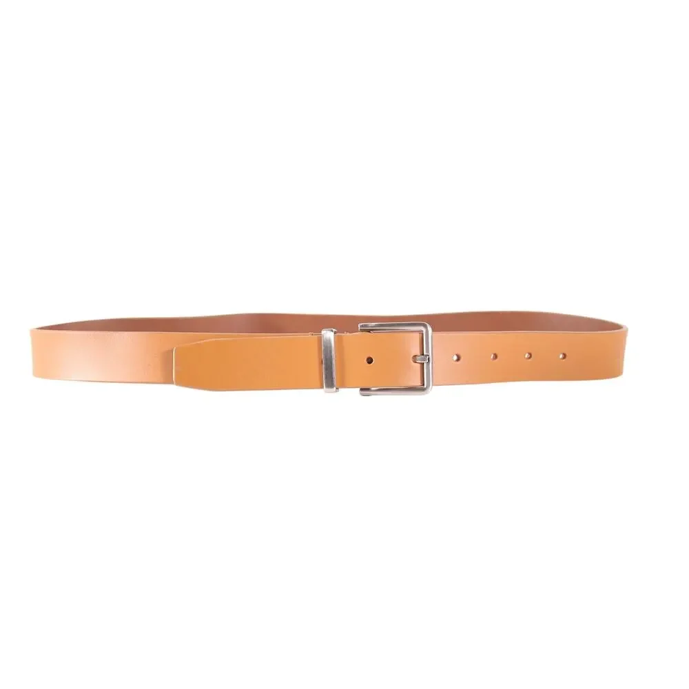 Calvin Klein Tan Genuine Leather Men’s Belt – XL (42/44) - Silver Buckle - NWT